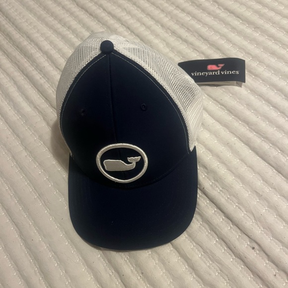 NWT Vineyard Vines Hat Blue/White Whale - Picture 1 of 3